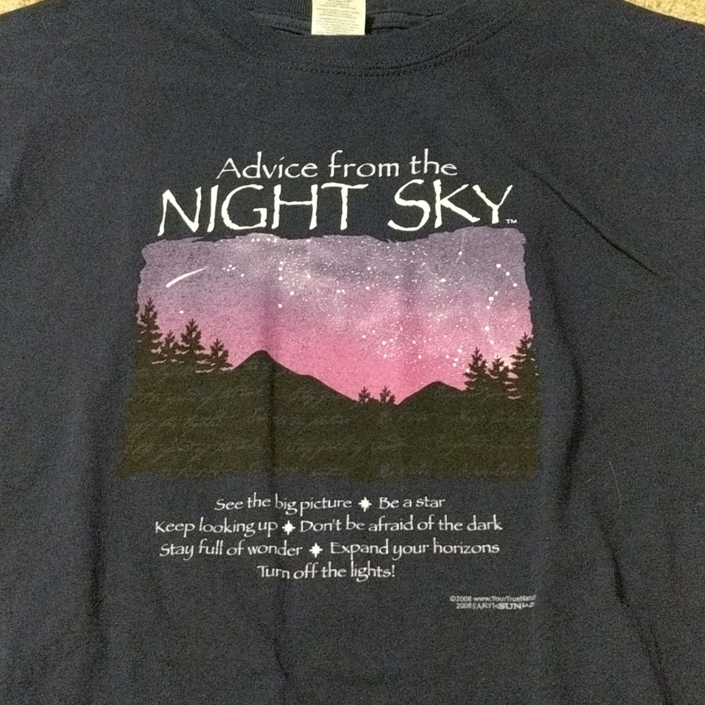 Night sky t-shirt